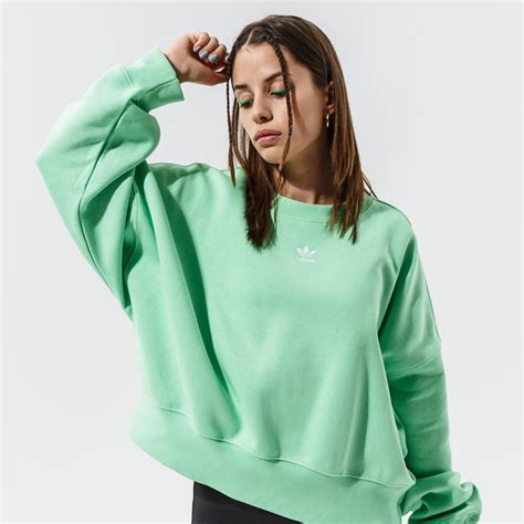 adidas sweatshirt schwarz grün lila|Grüner Pullover .